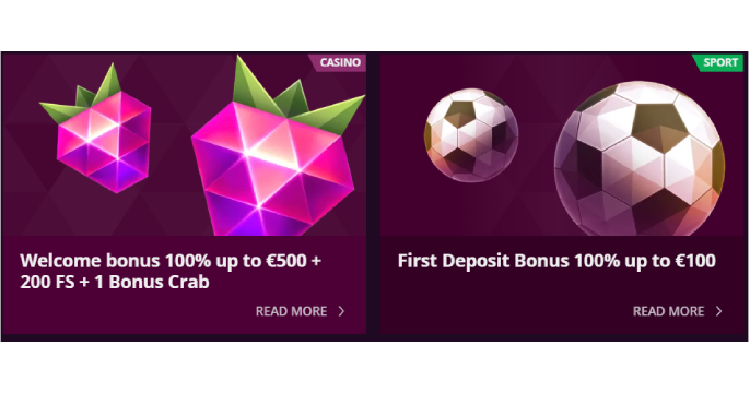 malina casino bonus